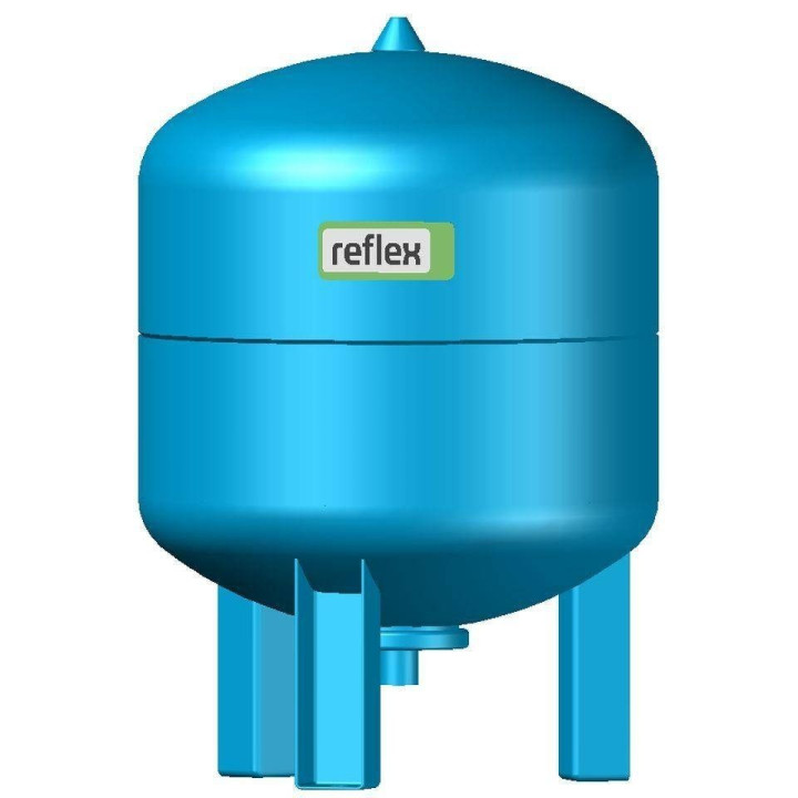 Reflex 7305500 Refix DE 33 Pressure Diaphragm Vessel for Domestic Water 10 bar / 70°C Blue