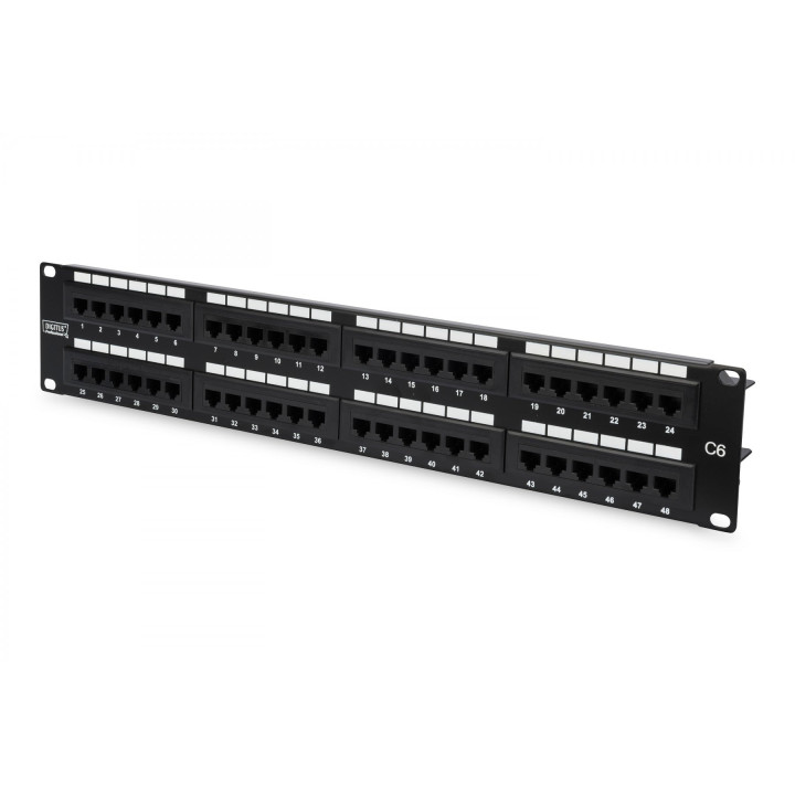 DIGITUS DN-91648U патч-панель Cat6 48 портов 2U