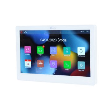 Multi-family video intercom, 5 families, opening with a code, card, key fob, answering on a Tuya phone