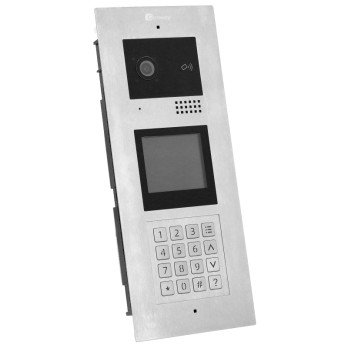 Keliu seimu vaizdo domofonas, 5 seimos, atidarymas su kodu, kortele, raktu pakabuku, atsiliepimas Tuya telefonu