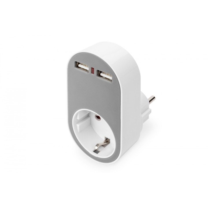 DIGITUS DA-70617 adapteris 2 USB 5V 2,1A