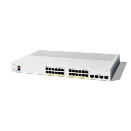 Cisco C1300-24P-4G Catalyst 1300 Managed PoE+ Switch, 24 Port Gigabit Ethernet, 4x 10G Uplinks