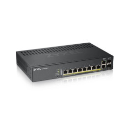 ZyXEL GS1920-8HPV2 10 portu PoE slēdzis 130W bez ventilatora