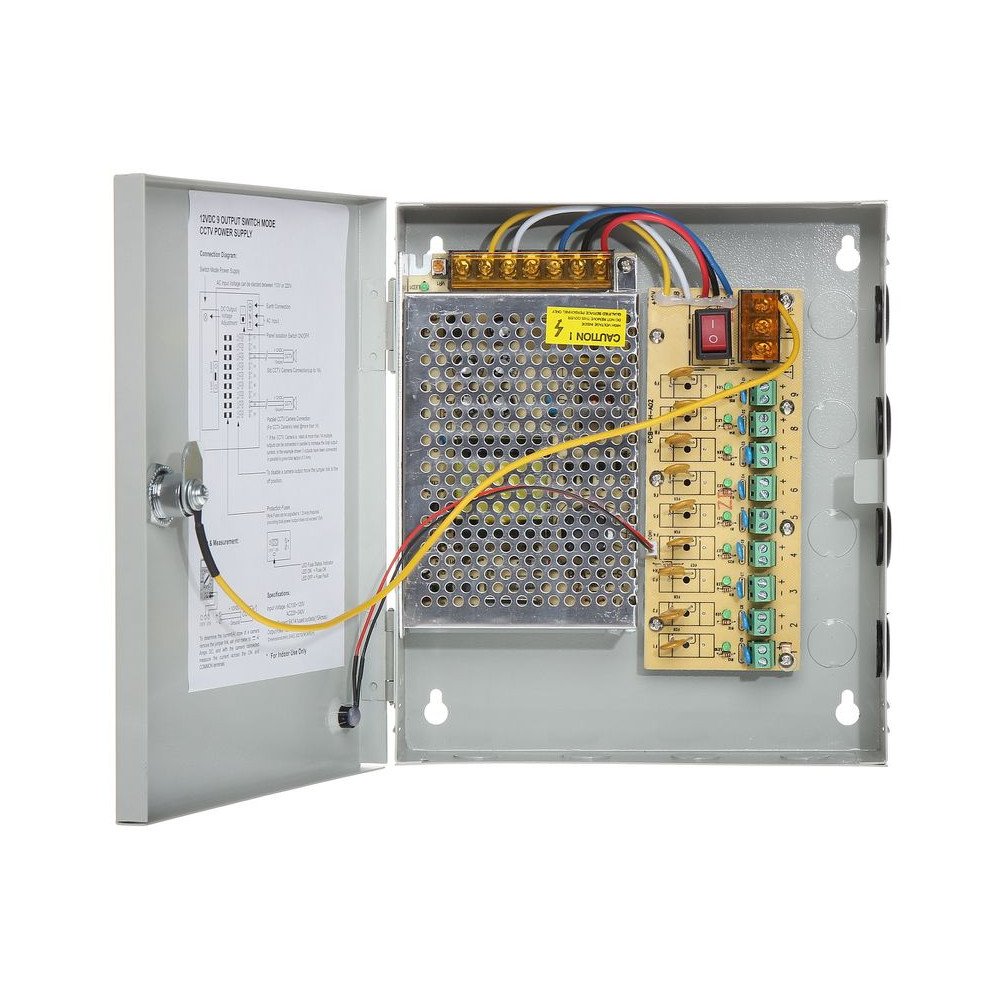 SWITCHING POWER SUPPLY 12V/8A/PA9