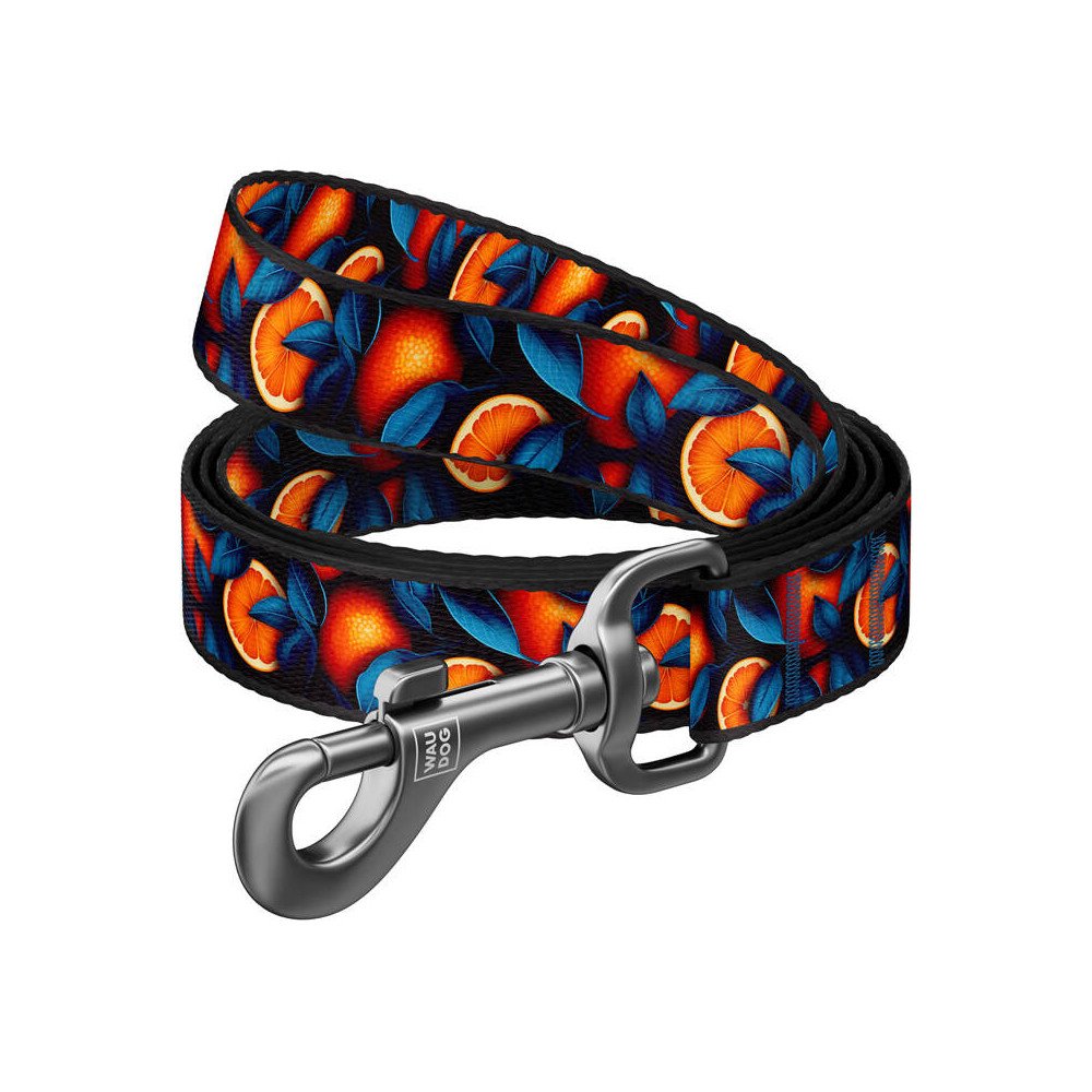 Nailoninis pavadelis suniui, rastas ''Oranges'' ilgis 122 cm Waudog