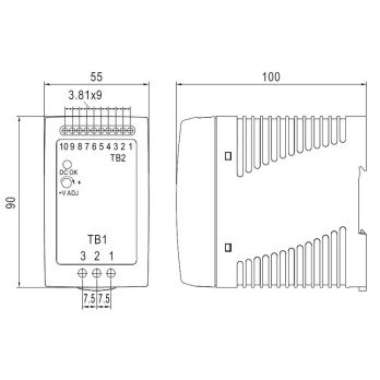SWITCHING BUFFER POWER SUPPLY DRC-100A