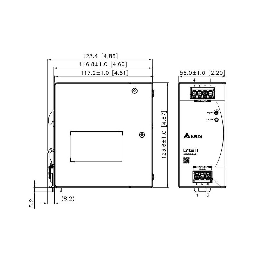 LULITAMISE TOITEVOTE DRL-24V480W-1ET