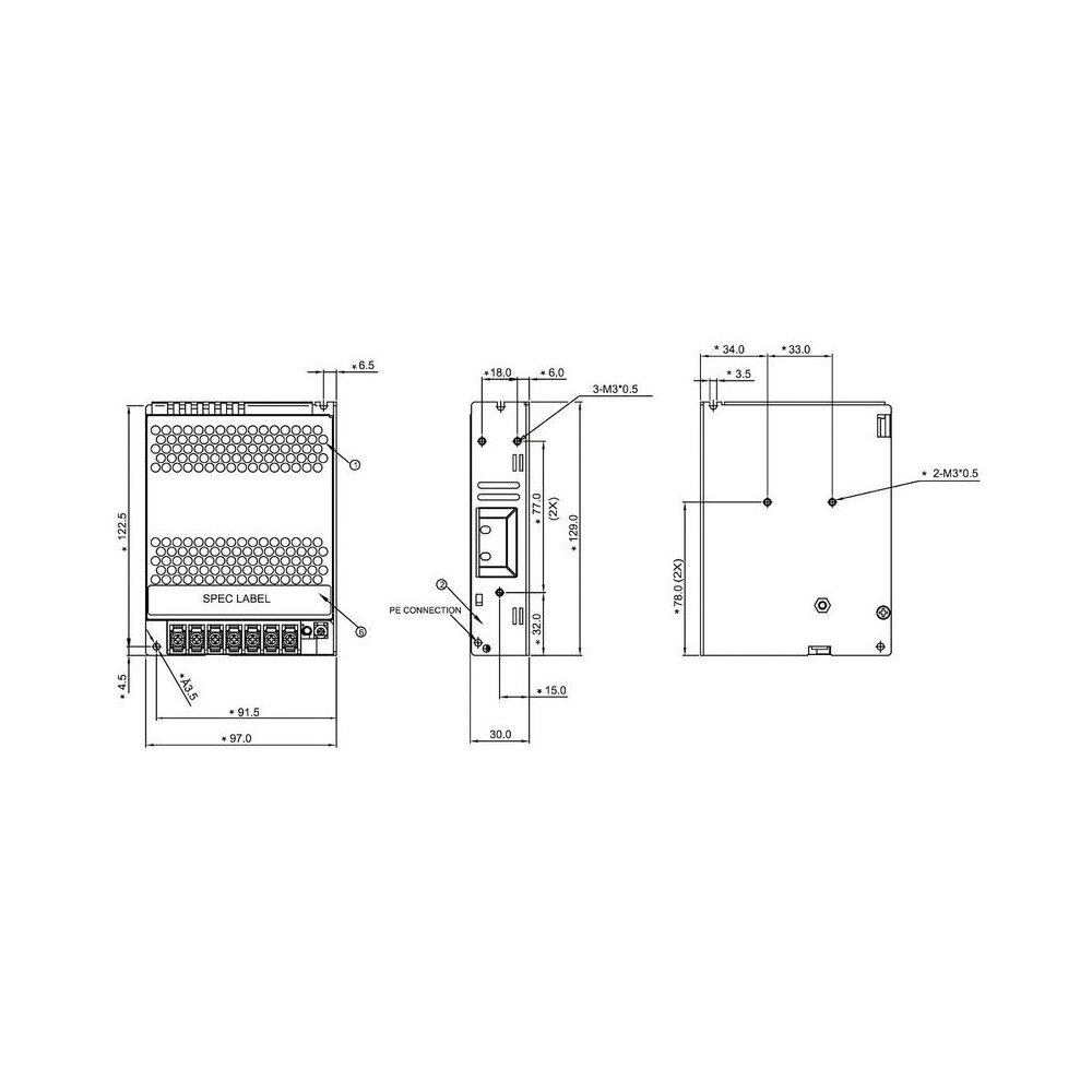 MAITINIMAS PMT-24V100W2BA