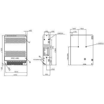 MAITINIMAS PMT-24V100W2BA
