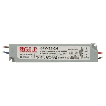 SWITCHING POWER SUPPLY 24V/1.5A/GPV