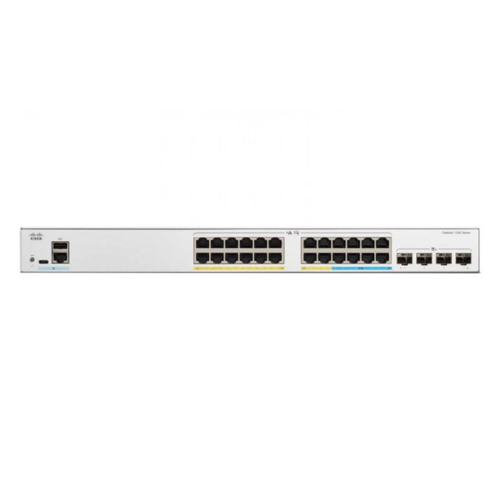 Cisco C1300-24MGP-4X 24 portu PoE pārvaldīts slēdzis 2.5GE