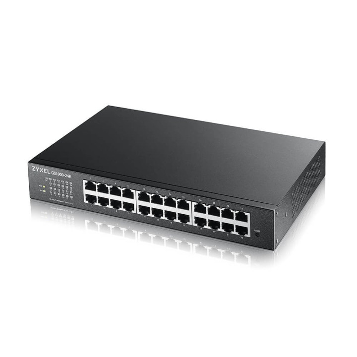 ZyXEL GS1900-24E viedais slēdzis 24 porti Gigabit