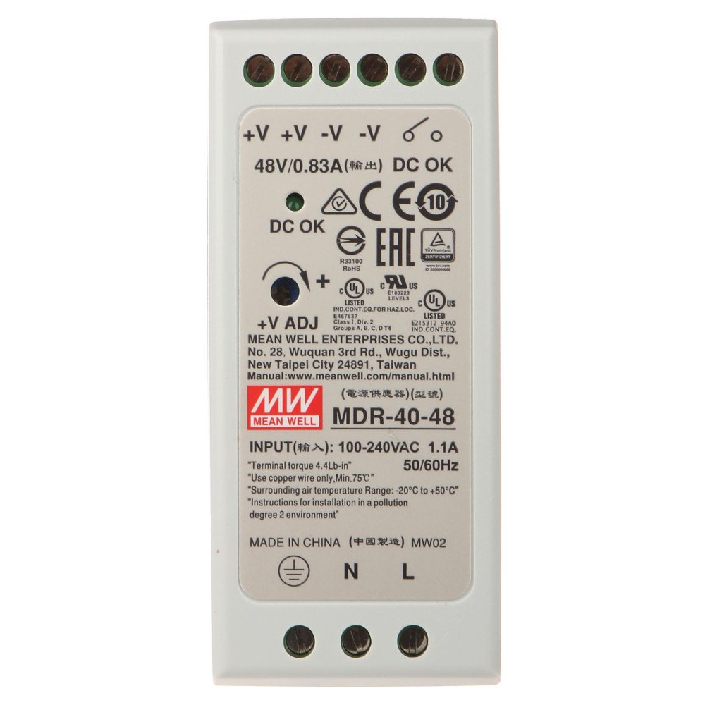 LULITATUD TOITEVOTE MDR-40-48 TAHENDAB HASTI