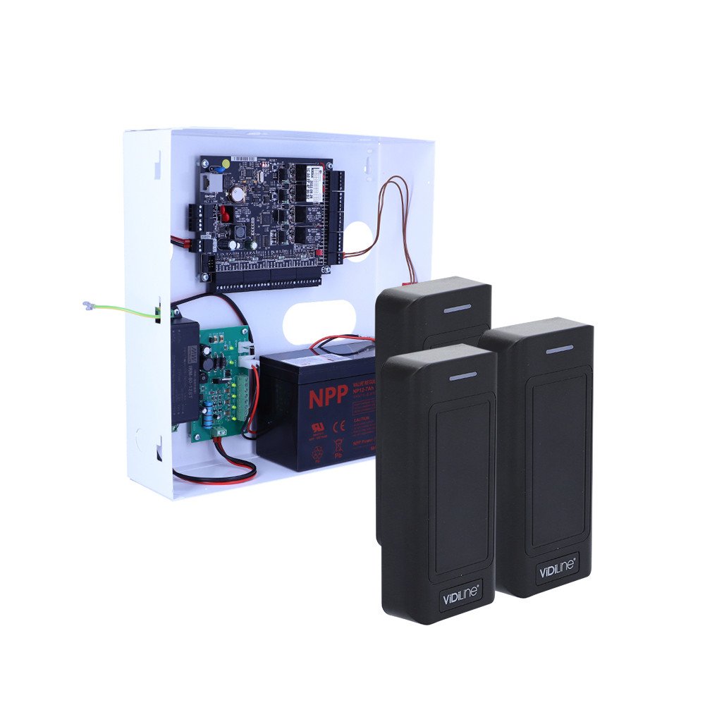 KD4 access control set - 4 entrances, 3 WR 125 readers