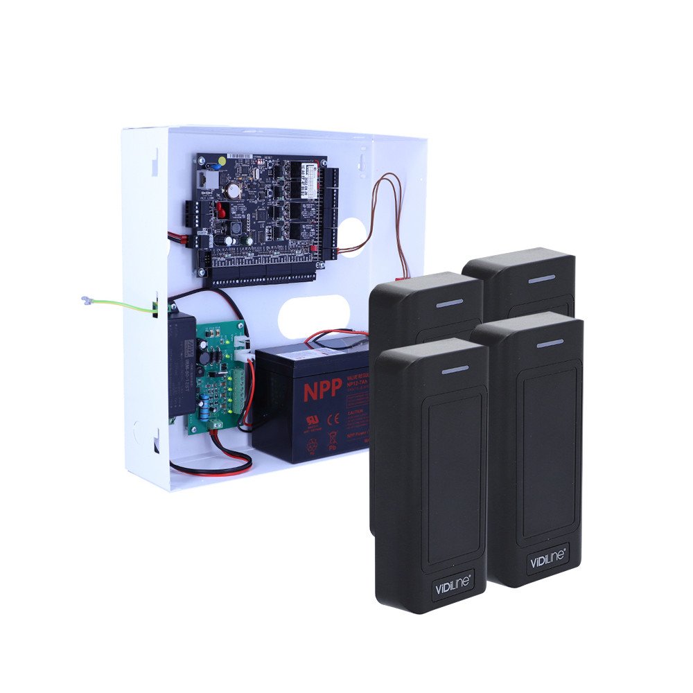 KD4 piekluves kontroles komplekts - 4 ieejas, 4 WR 125 lasitaji