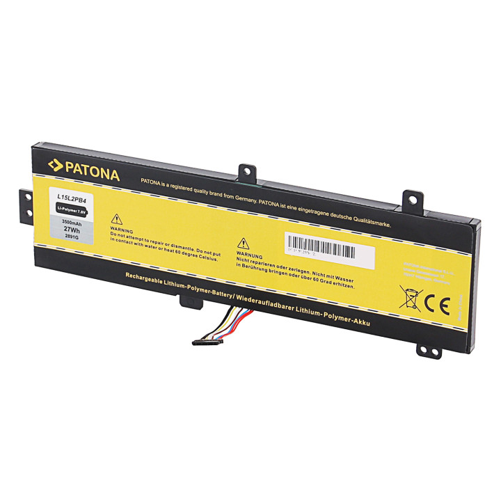 Akumuliatorius LENOVO Ideapad 310-15IBK 3500mAh Li-Pol 7,6V L15L2PB4