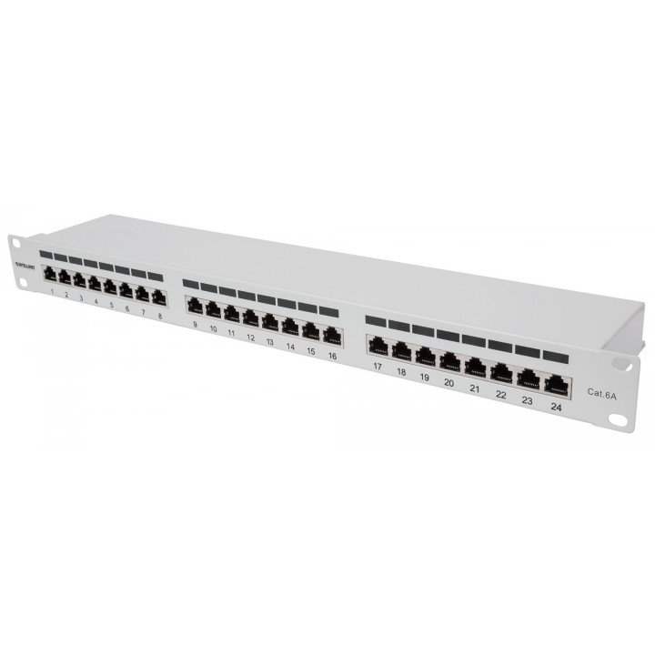 Intellinet 720854 Cat6a экранированная патч-панель 24 порта