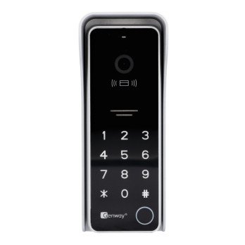 Genway F-S9-2W - 1 seimos vaizdo domofono skydelis su korteliu skaitytuvu ir F serijos klaviatura