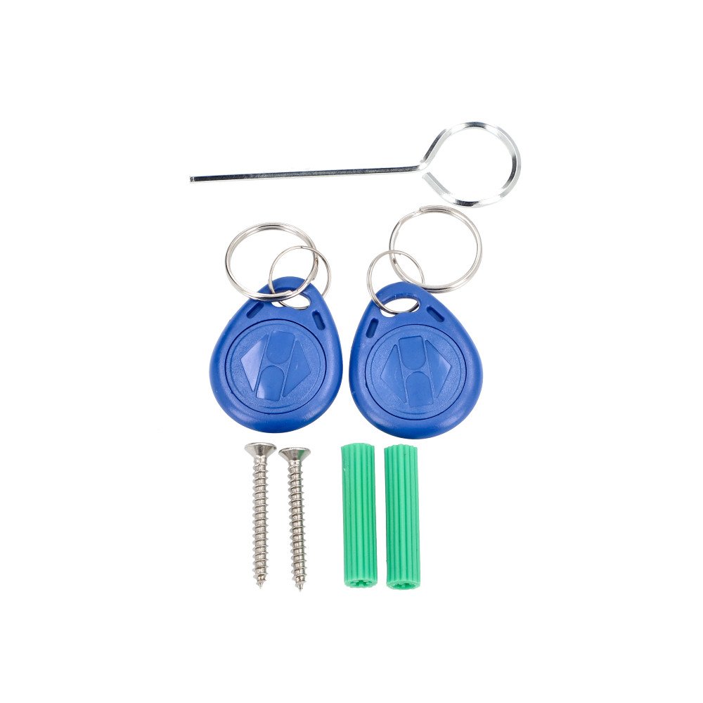 Genway F-S9-2W - 1 seimos vaizdo domofono skydelis su korteliu skaitytuvu ir F serijos klaviatura