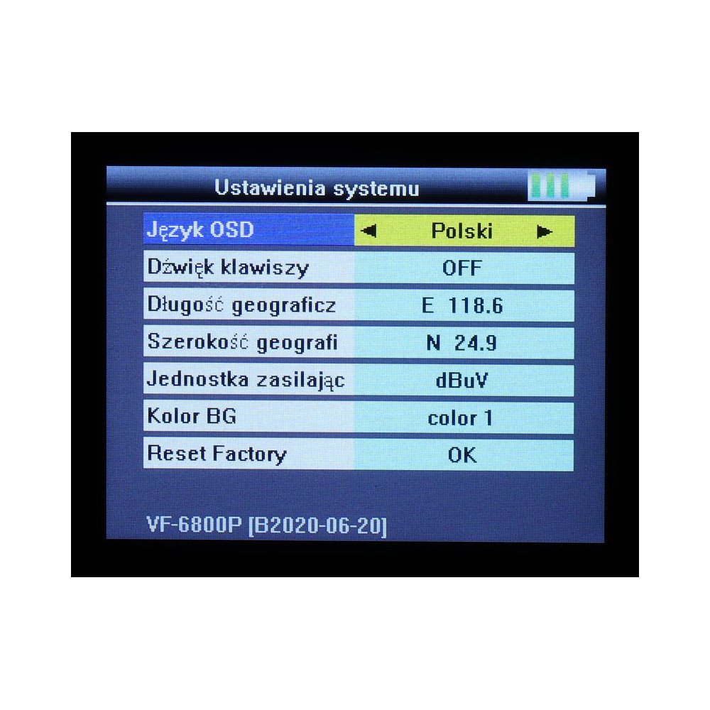 UNIVERSAL METER WS-6944P DVB-T/T2 DVB-S/S2 DVB-C