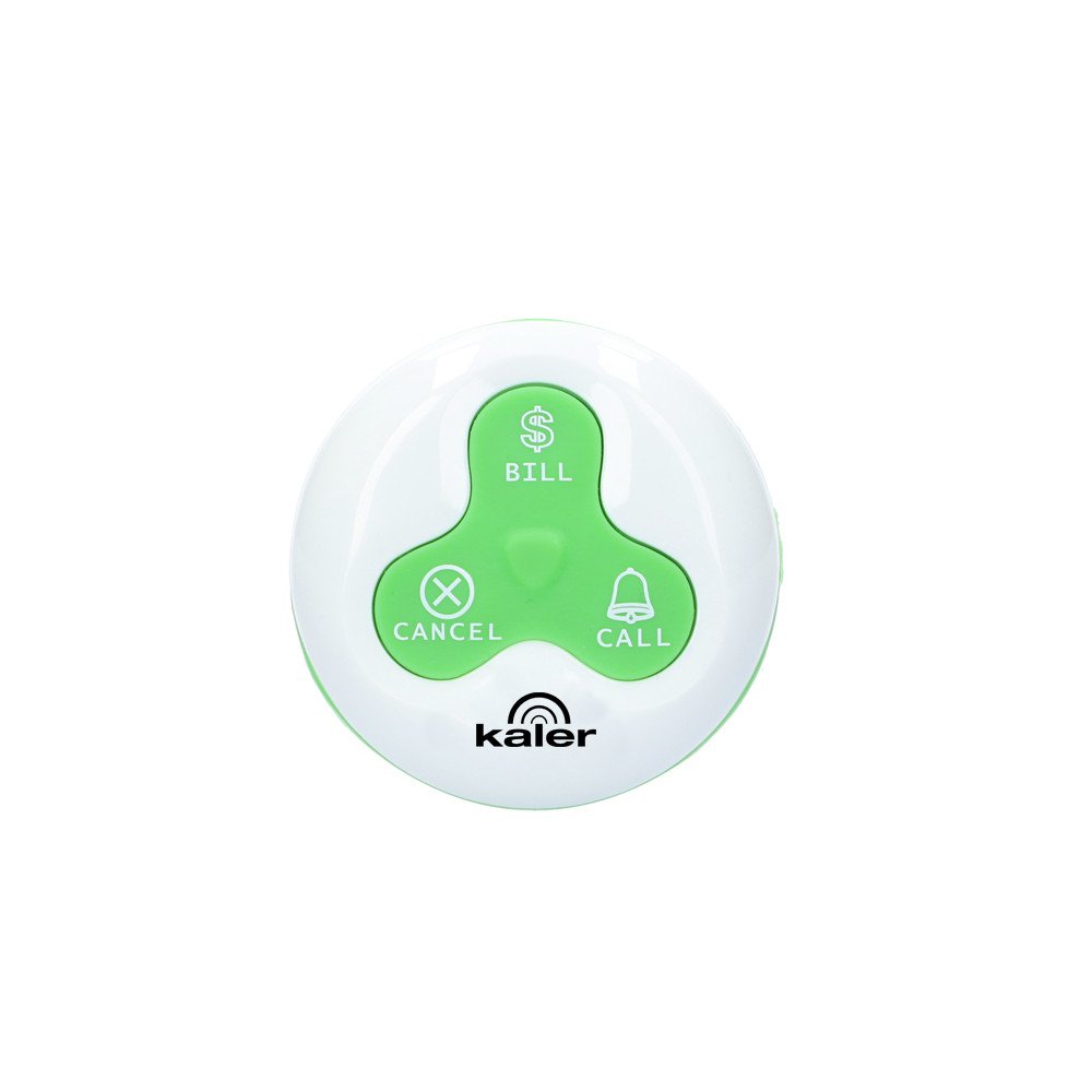 Waiter calling system for restaurants and bars with a touch screen, serving 20 tables