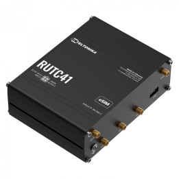 Teltonika Networks RUTC41 (EU) 4G Cat 4 Edge Router with Wi-Fi 6, Docker Support, 5 Ethernet Ports, eSIM