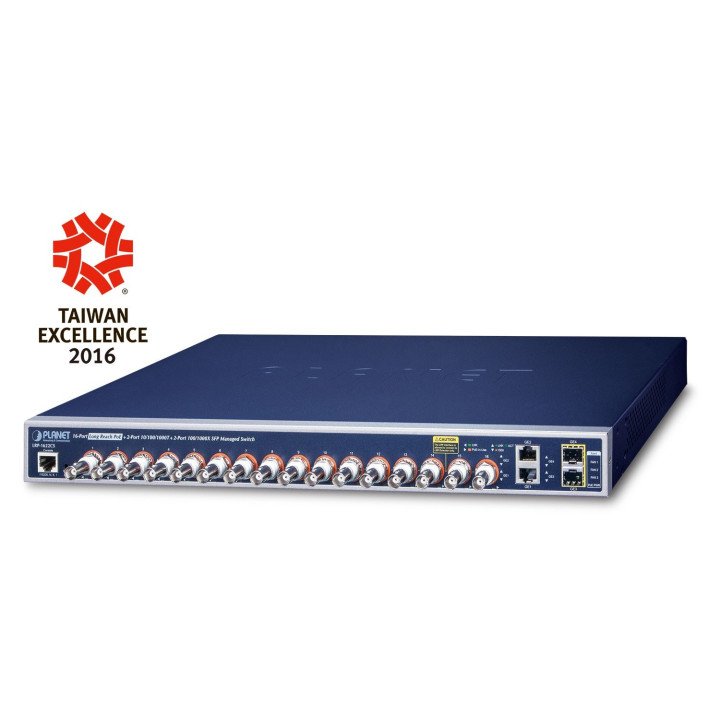PLANET LRP-1622CS Pārvaldāms PoE slēdzis 440W