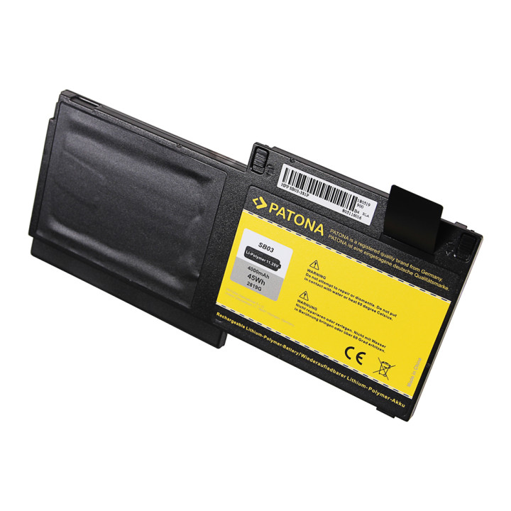 Akku HP Eliteb. 720/725/825 G1,G2 4000mAh Li-pol 11,25V SB03