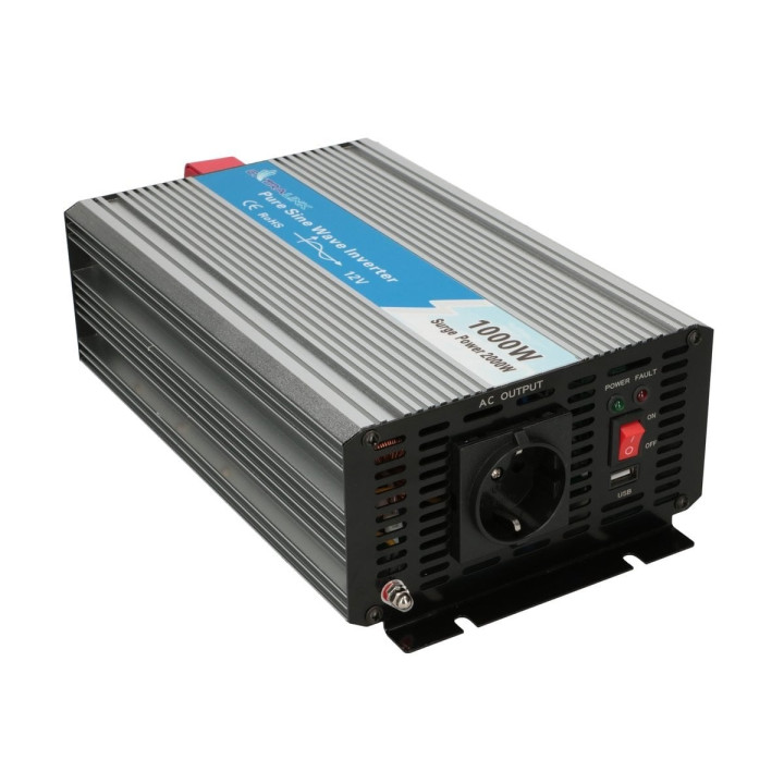 Extralink EX.18143 1000W tīra sinusa invertors 12V-230V