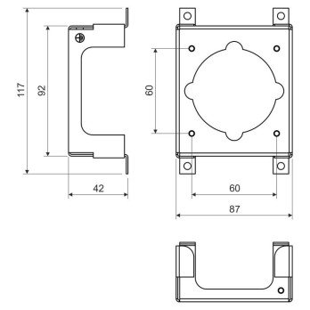 EQUIPMENT CARRIER FOR WIRING BOX PN-KUZ-S
