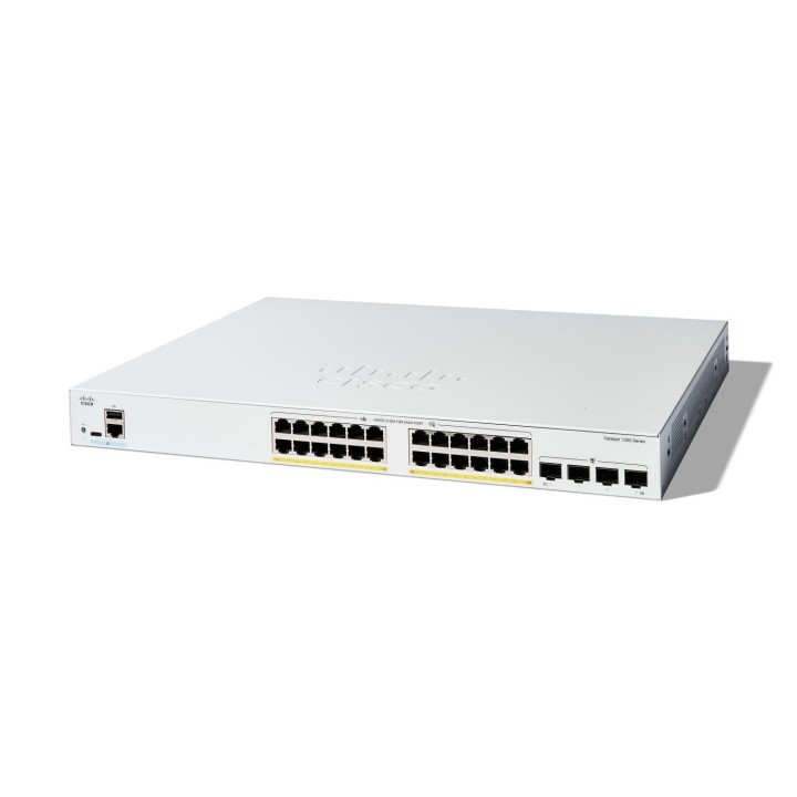 Cisco C1300-24FP-4G hallittu PoE-kytkin 24 porttia