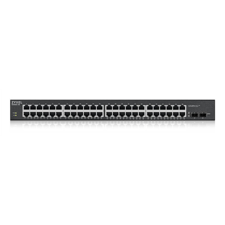 ZyXEL GS1900-48HP v2 48-Port GbE L2 Smart PoE Switch 170W Rackmount
