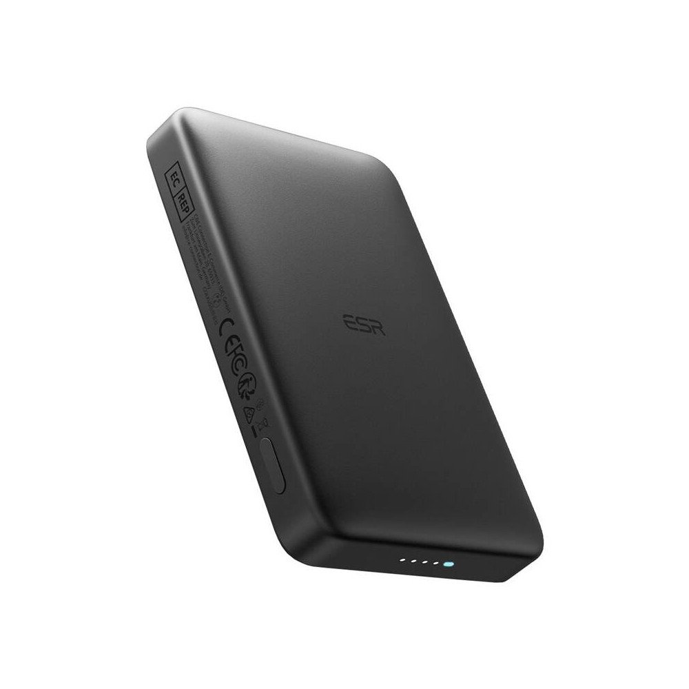 ESR Qi2 MagSlim 10000 mAh magnetiska jaudas banka (melna)