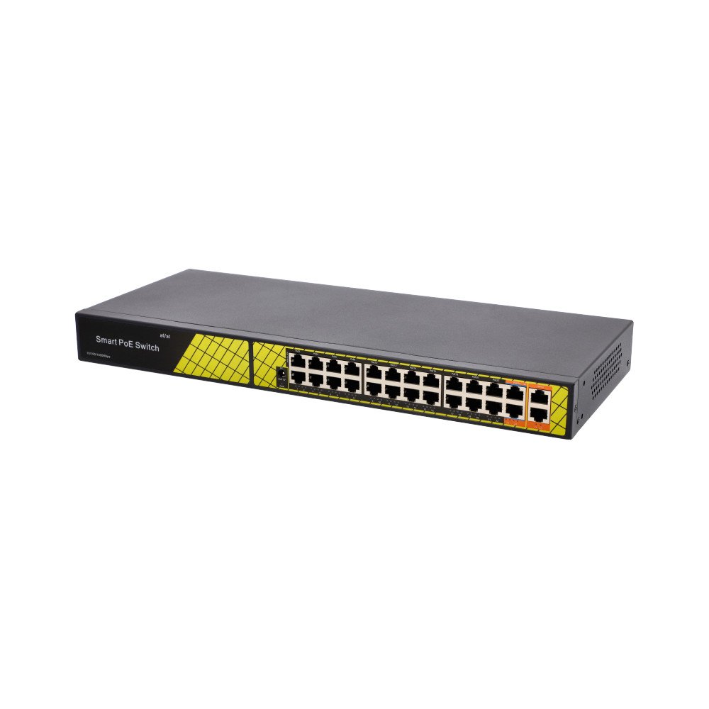 Vidiline VIDI-F2420GB_V2 24x PoE 100 / 2x RJ45 Uplink 1000 / 300