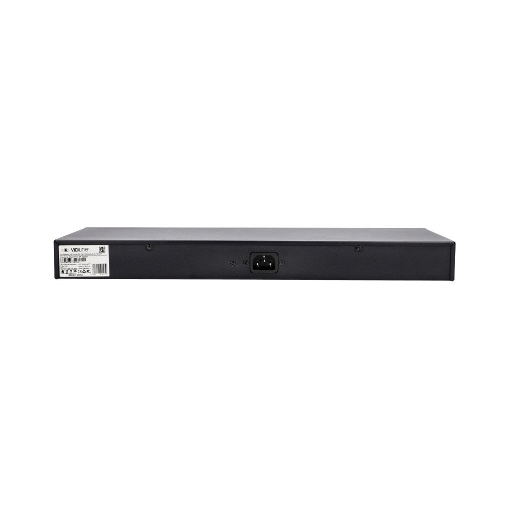 Switch Vidiline VIDI-F2420GB_V2 24x PoE 100Mb/s i 2x RJ45 Uplink 1000Mb/s 300W