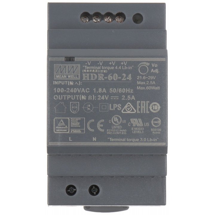 Hikvision DS-KAW60-2N Toiteplokk 60W