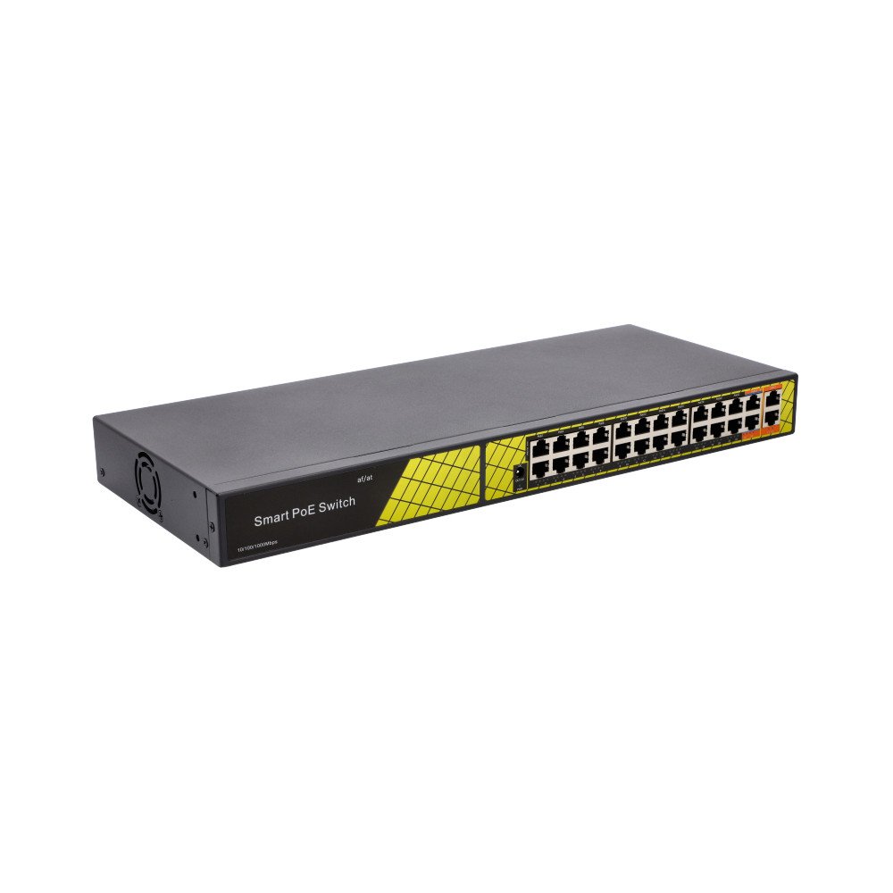 Switch Vidiline VIDI-F2420GB_V2 24x PoE 100Mb/s i 2x RJ45 Uplink 1000Mb/s 300W