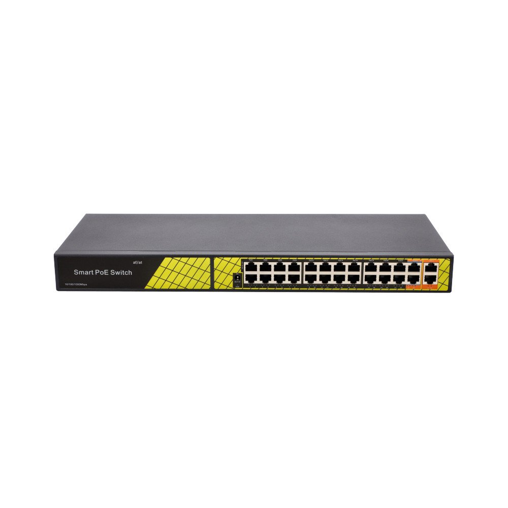 Switch Vidiline VIDI-F2420GB_V2 24x PoE 100Mb/s i 2x RJ45 Uplink 1000Mb/s 300W