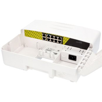 Vidiline-kytkin seinakotelossa VIDI-FZW0820 8x PoE 100Mb/s 2x UpLink 100Mb/s