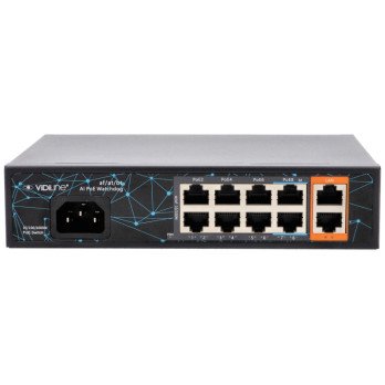 Luliti Vidiline VIDI-F0820GBL_V2 8x PoE 100Mb/s 2x RJ45 Uplink 1000Mb/s 120W
