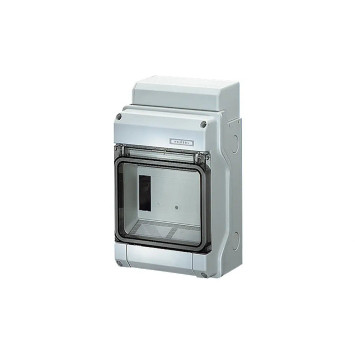Hensel HEN_KV_8106 Surface-mounted Distribution Board 6 Modules IP65 1500VDC/1000VAC