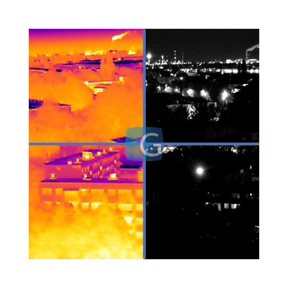 ViDiLine VIDI-IPC-TH-256 bispectral thermal imaging tube camera - fire detection