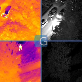 ViDiLine VIDI-IPC-TH-256 bispectral thermal imaging tube camera - fire detection