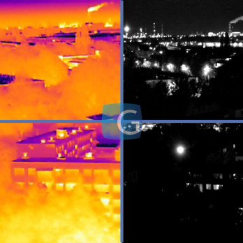 ViDiLine VIDI-IPC-TH-256SD bispectral thermal imaging camera - fire detection