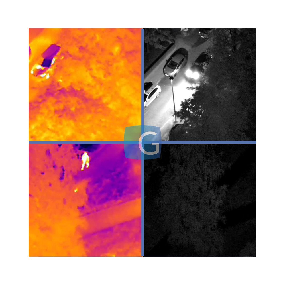 ViDiLine VIDI-IPC-TH-256SD bispectral thermal imaging camera - fire detection