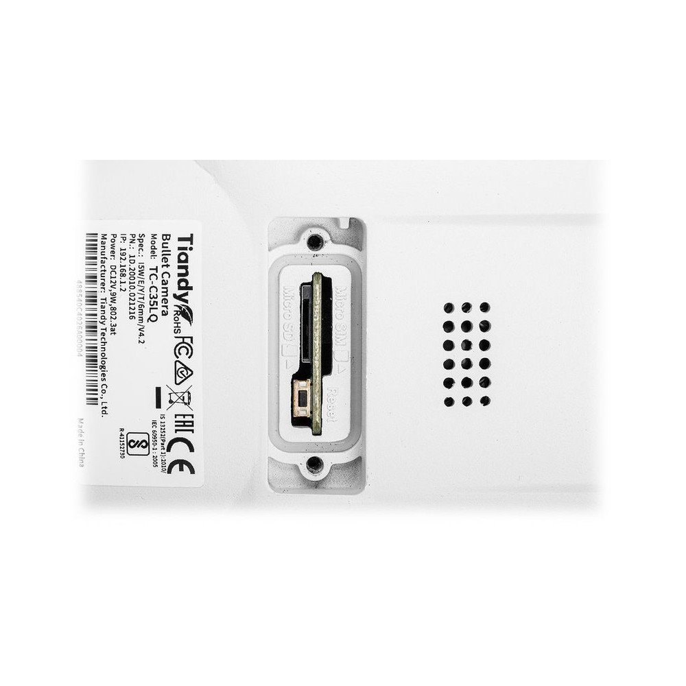 Termovizine IP kamera Tiandy TC-C35LQ SPEC:I5W/E/Y/T/6MM/V4.2 6,8 mm 720p, 5 Mpx 6 mm