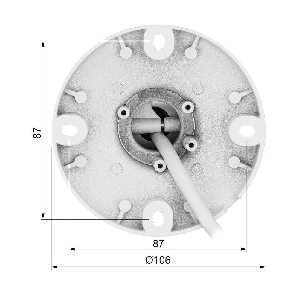 Termiska IP kamera Tiandy TC-C35LQ SPEC:I5W/E/Y/T/6MM/V4.2 6,8 mm - 720p, - 5 Mpx 6 mm