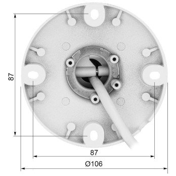 Termiska IP kamera Tiandy TC-C35LQ SPEC:I5W/E/Y/T/6MM/V4.2 6,8 mm - 720p, - 5 Mpx 6 mm