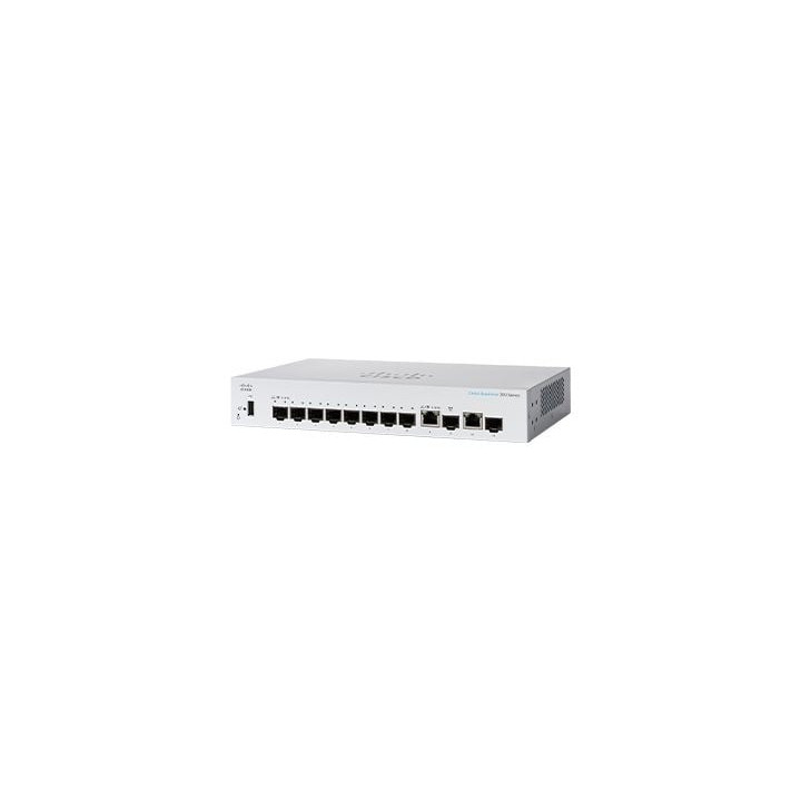 Cisco CBS350-8S-E-2G-EU управляемый SFP коммутатор
