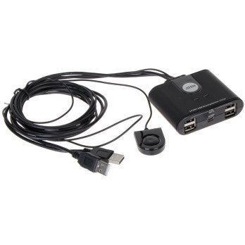 USB SWITCH + USB HUB US-224 2 X 115 cm